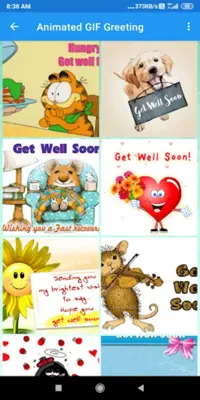 Get Well Soon Wishes Greeting, Quotes, GIF android App screenshot 0